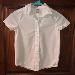 Oshkosh girls size 8 white shirt
